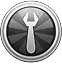Arial radar-style scaning icon